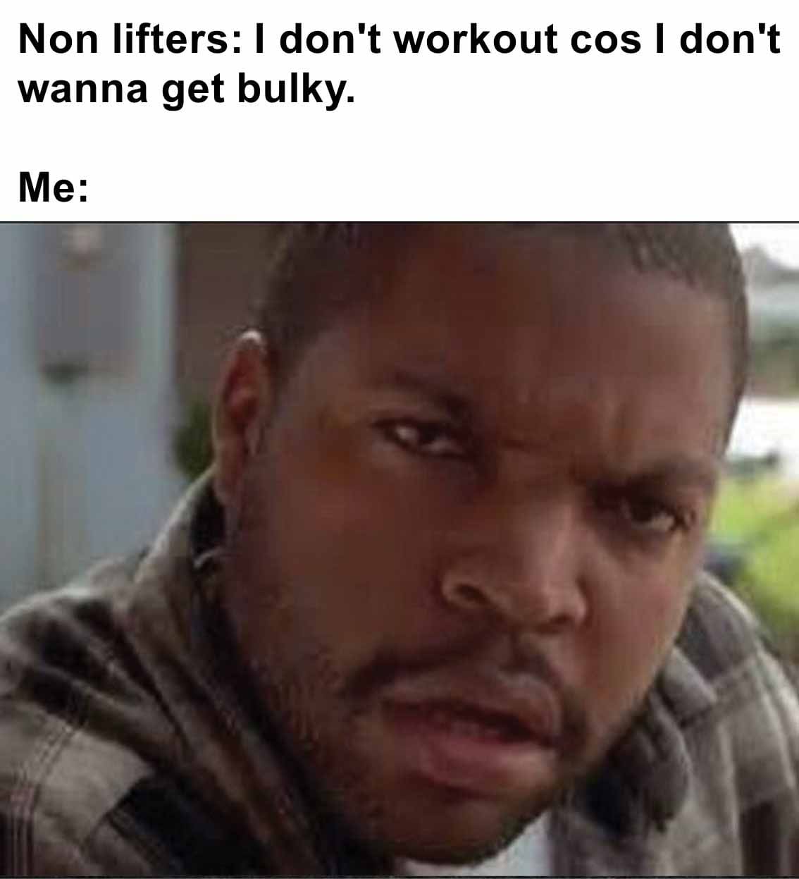 Non lifters i don't workout cos i don't wanna get bulky.  me