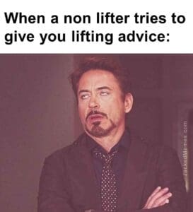 When a non lifter tries to give you lifting advice