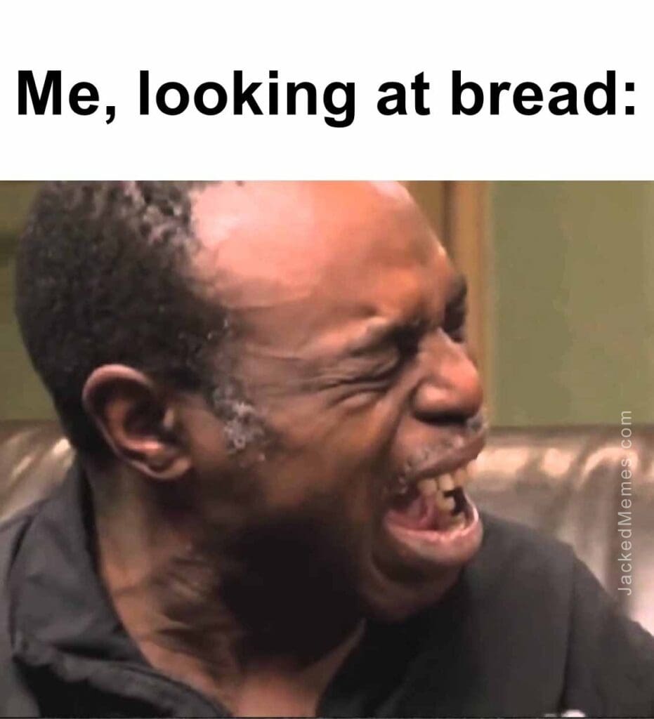 looking at bread