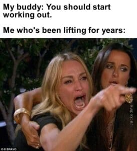 My buddy you should start working out.  me who's been lifting for years