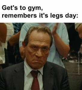 Get's to gym