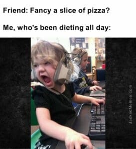 Friend fancy a slice of pizza   me