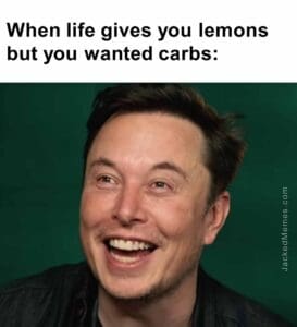 When life gives you lemons but you wanted carbs