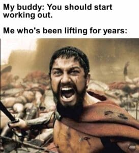 My buddy you should start working out.  me who's been lifting for years