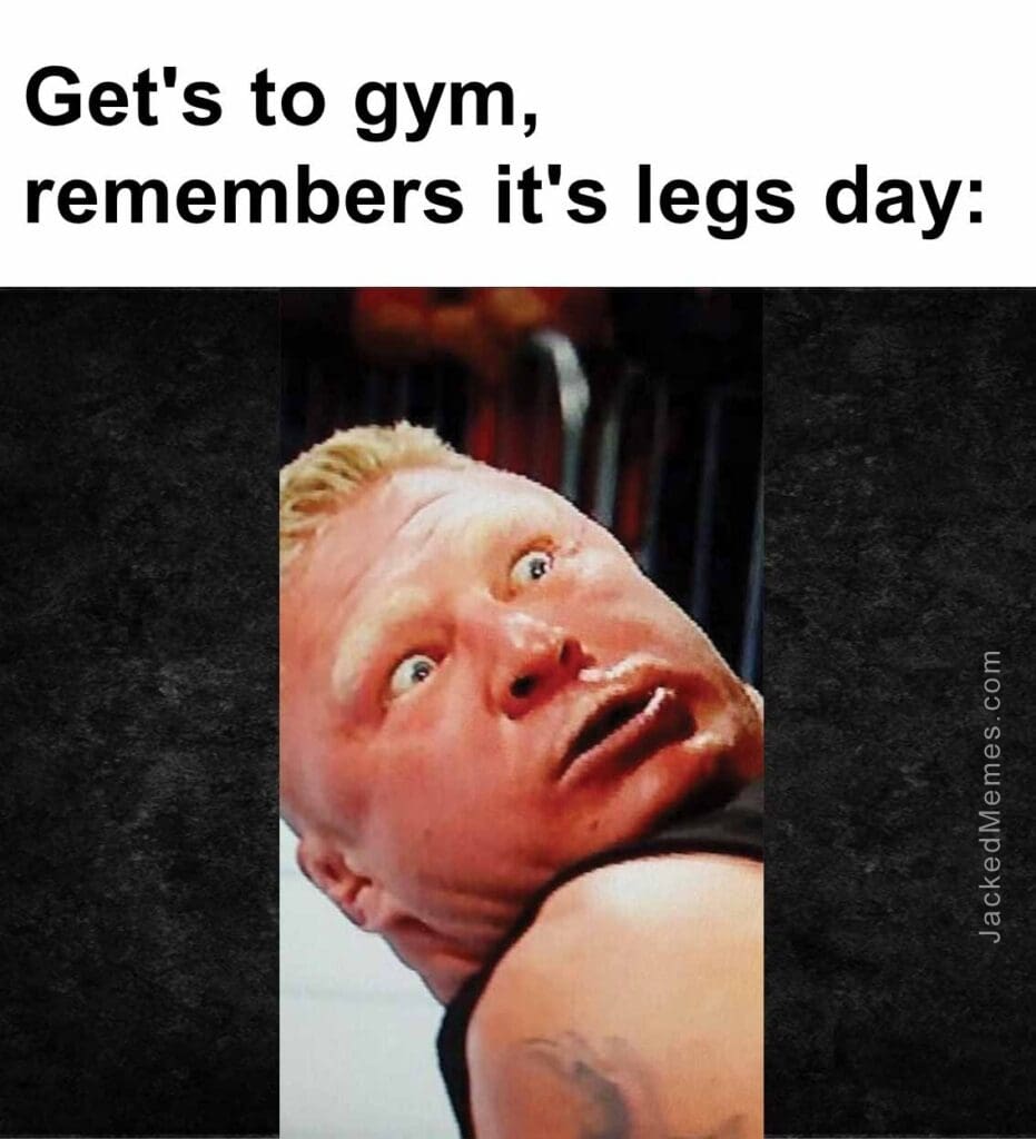 Get's to gym