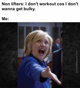 Non lifters i don't workout cos i don't wanna get bulky.  me