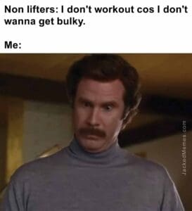 Non lifters i don't workout cos i don't wanna get bulky.  me