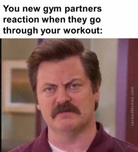 You new gym partners reaction when they go through your workout