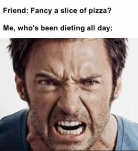 Friend fancy a slice of pizza   me