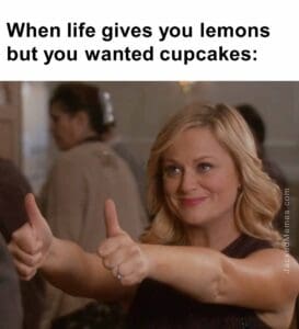 When life gives you lemons but you wanted cupcakes