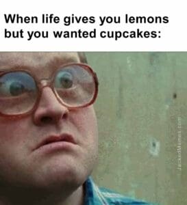 When life gives you lemons but you wanted cupcakes