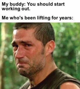 My buddy you should start working out.  me who's been lifting for years