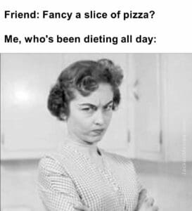 Friend fancy a slice of pizza   me