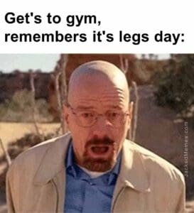 Get's to gym