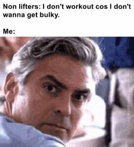 Non lifters i don't workout cos i don't wanna get bulky.  me