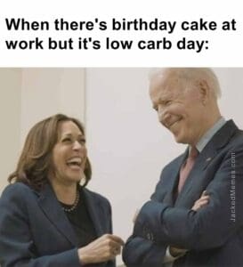 When there's birthday cake at work but it's low carb day