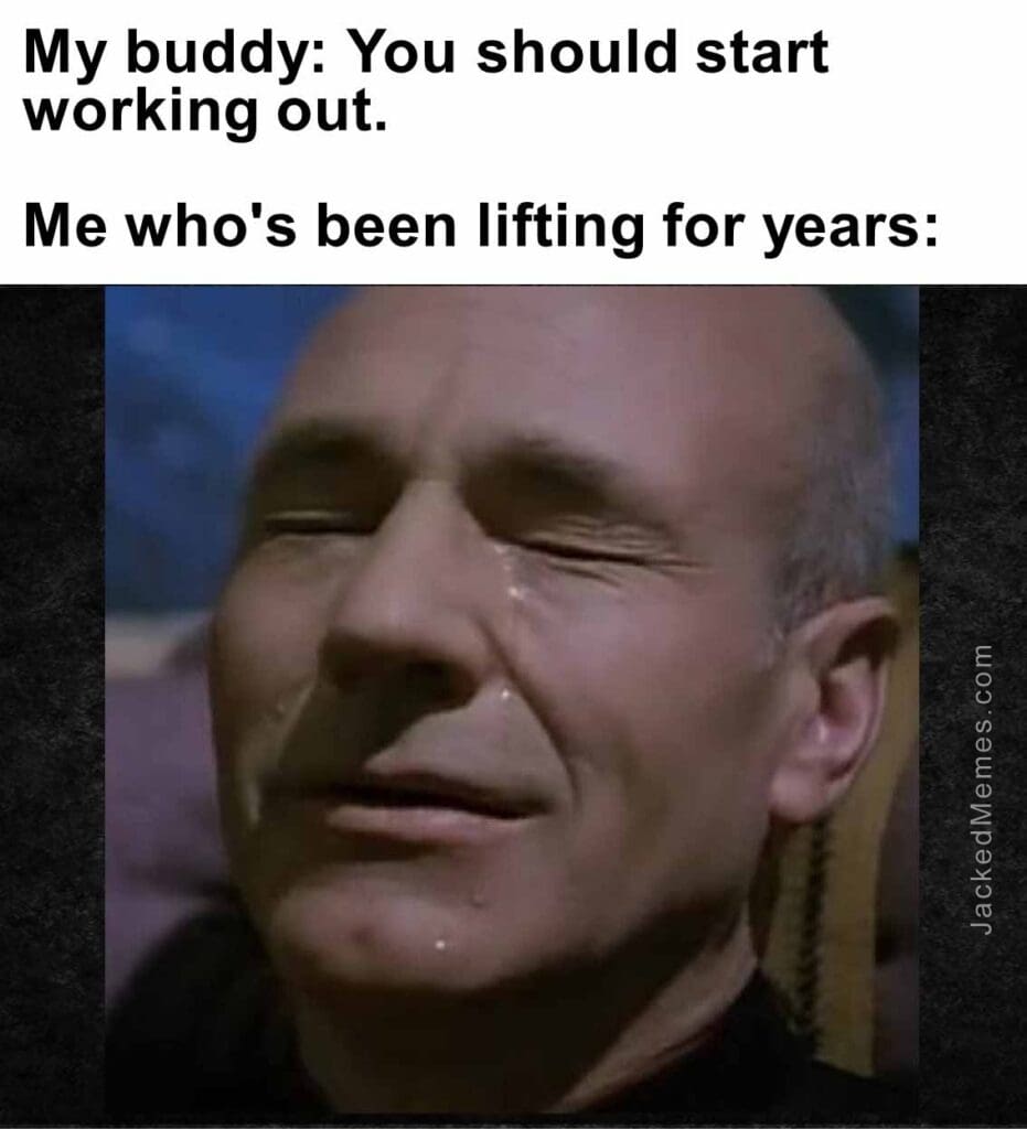 My buddy you should start working out.  me who's been lifting for years