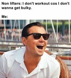 Non lifters i don't workout cos i don't wanna get bulky.  me