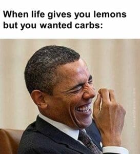 When life gives you lemons but you wanted carbs