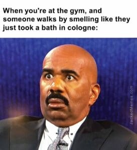 When you're at the gym