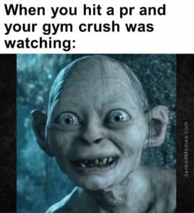 When you hit a pr and your gym crush was watching