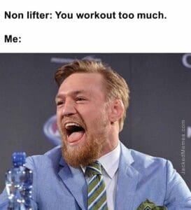 Non lifter you workout too much.  me