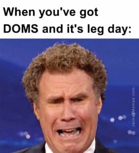 When you've got doms and it's leg day