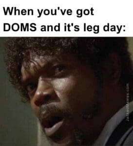 When you've got doms and it's leg day