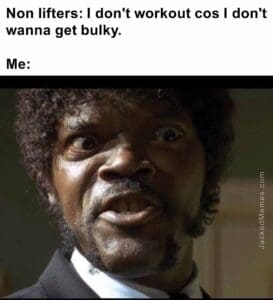 Non lifters i don't workout cos i don't wanna get bulky.  me