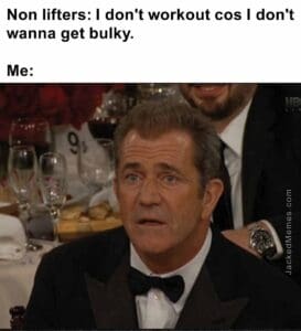 Non lifters i don't workout cos i don't wanna get bulky.  me