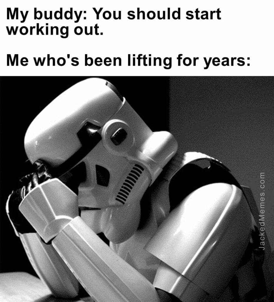 My buddy you should start working out.  me who's been lifting for years