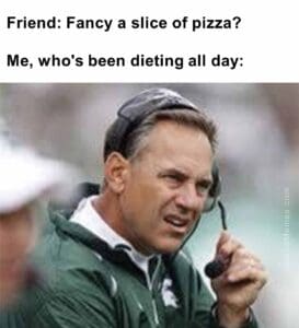 Friend fancy a slice of pizza   me