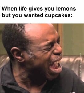 When life gives you lemons but you wanted cupcakes