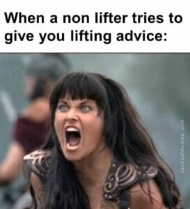 When a non lifter tries to give you lifting advice