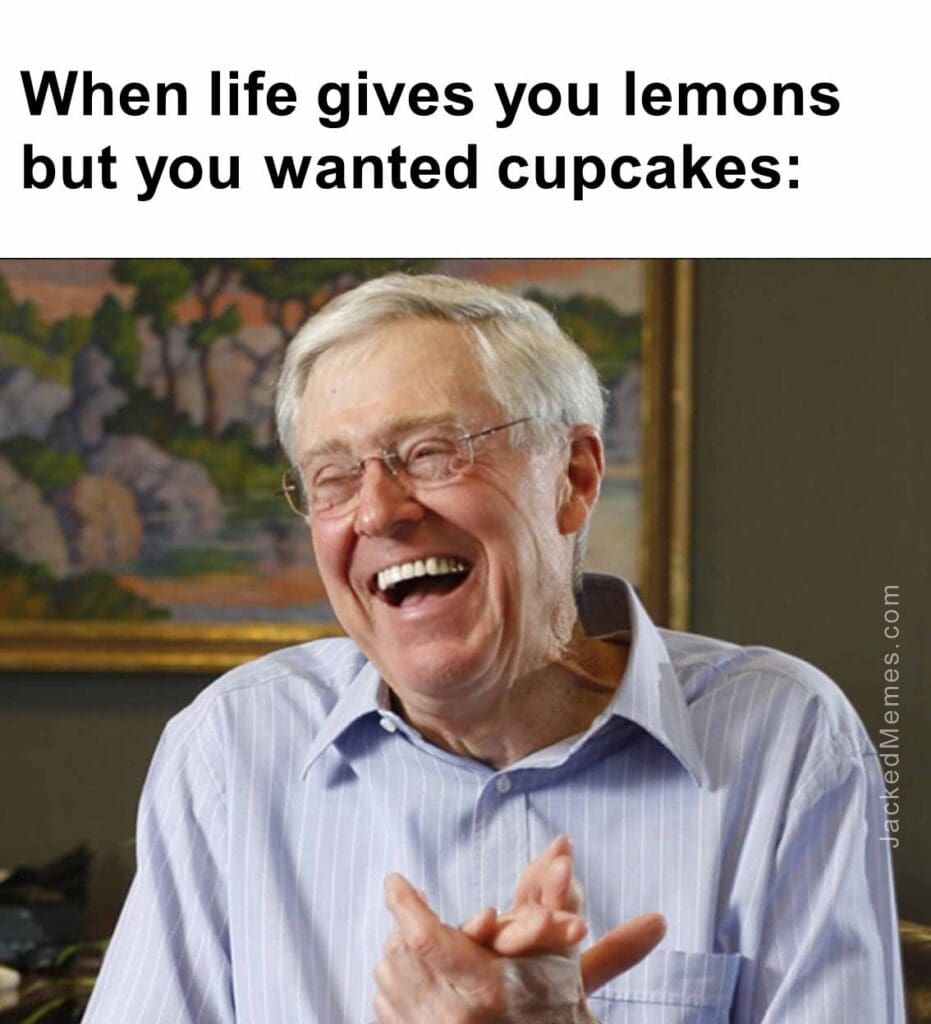 When life gives you lemons but you wanted cupcakes