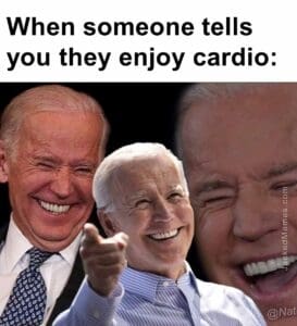 When someone tells you they enjoy cardio