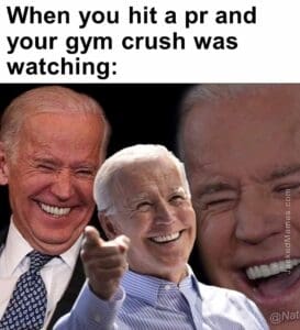 When you hit a pr and your gym crush was watching