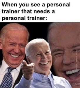 When you see a personal trainer that needs a personal trainer