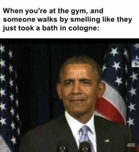 When you're at the gym