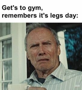 Get's to gym