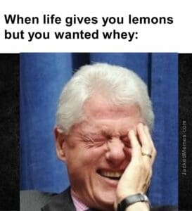 When life gives you lemons but you wanted whey