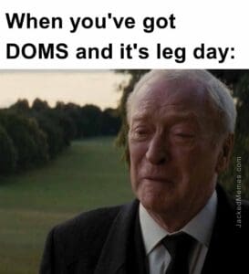 When you've got doms and it's leg day