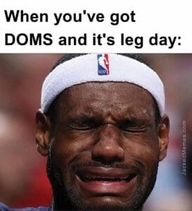 When you've got doms and it's leg day