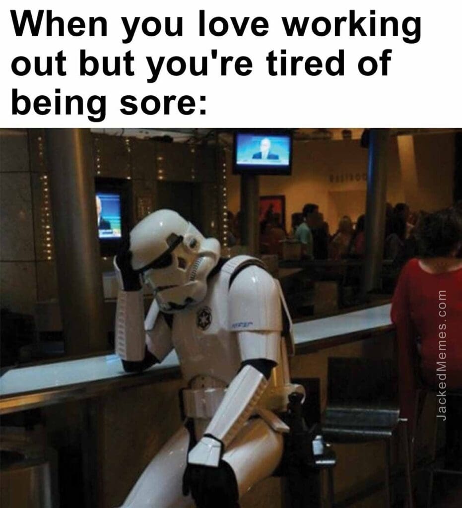 When you love working out but you're tired of being sore