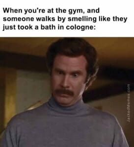 When you're at the gym