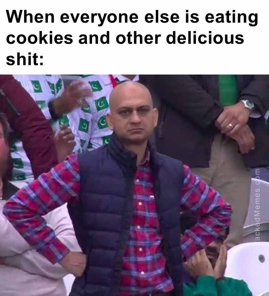 When everyone else is eating cookies and other delicious shit