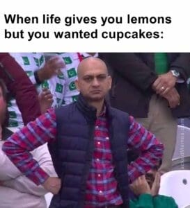 When life gives you lemons but you wanted cupcakes