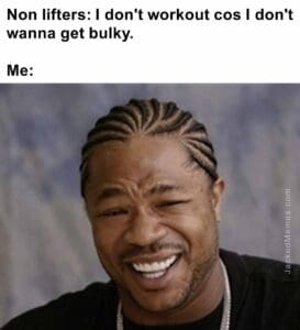 Non lifters i don't workout cos i don't wanna get bulky.  me