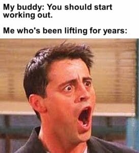 My buddy you should start working out.  me who's been lifting for years