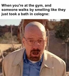 When you're at the gym